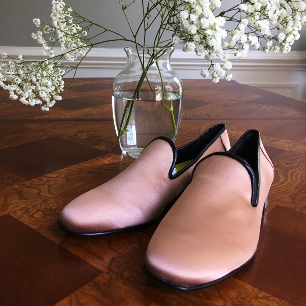 Satin loafers